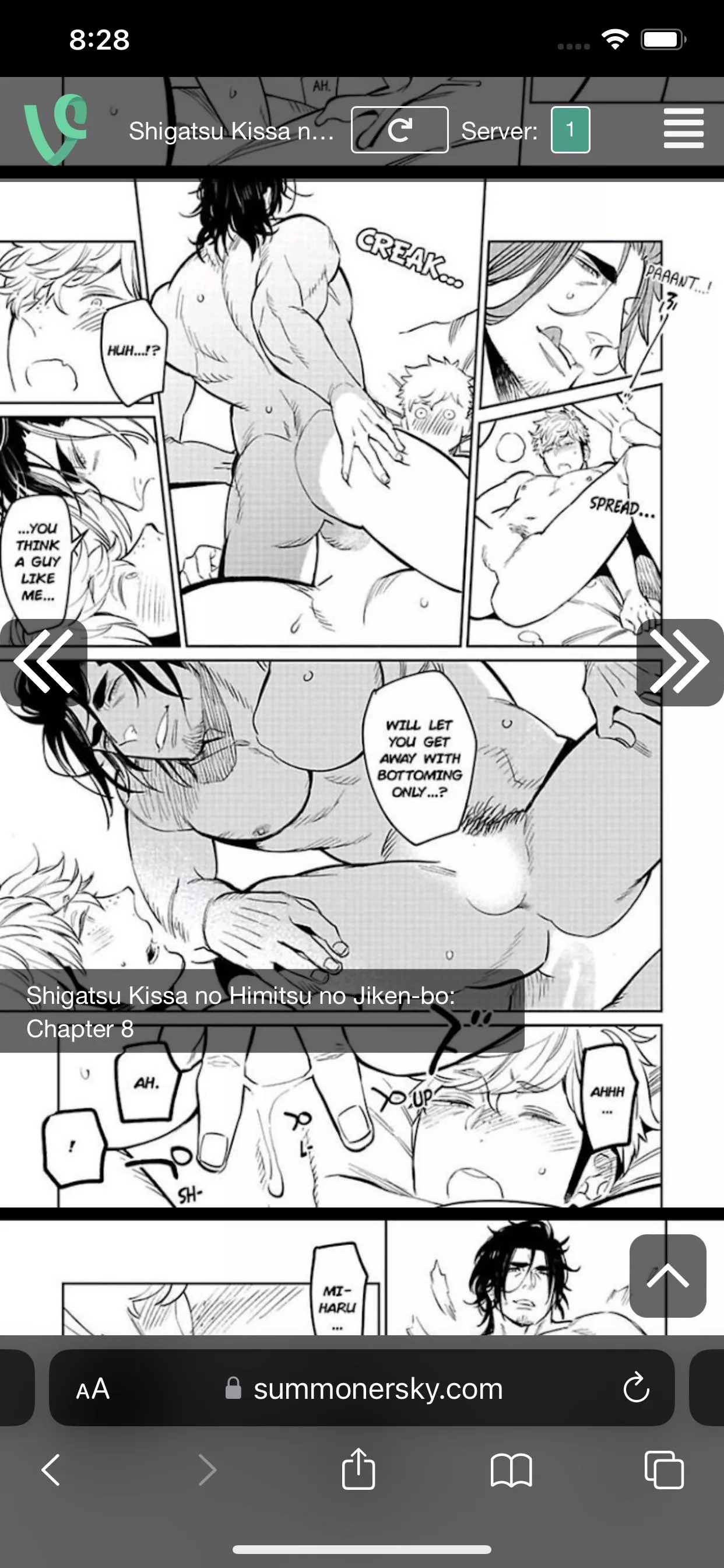 Love me some switch action, muscular uke🥰 [Shigatsu Kissa no Himitsu no Jiken-bo]