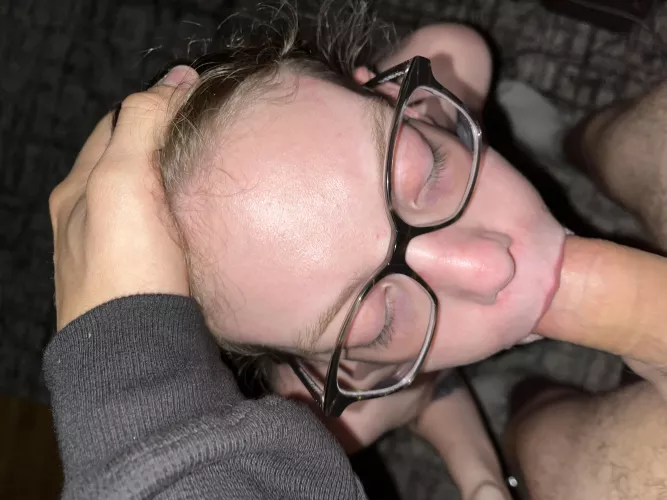 Love when I get to feel him in the back of my throat