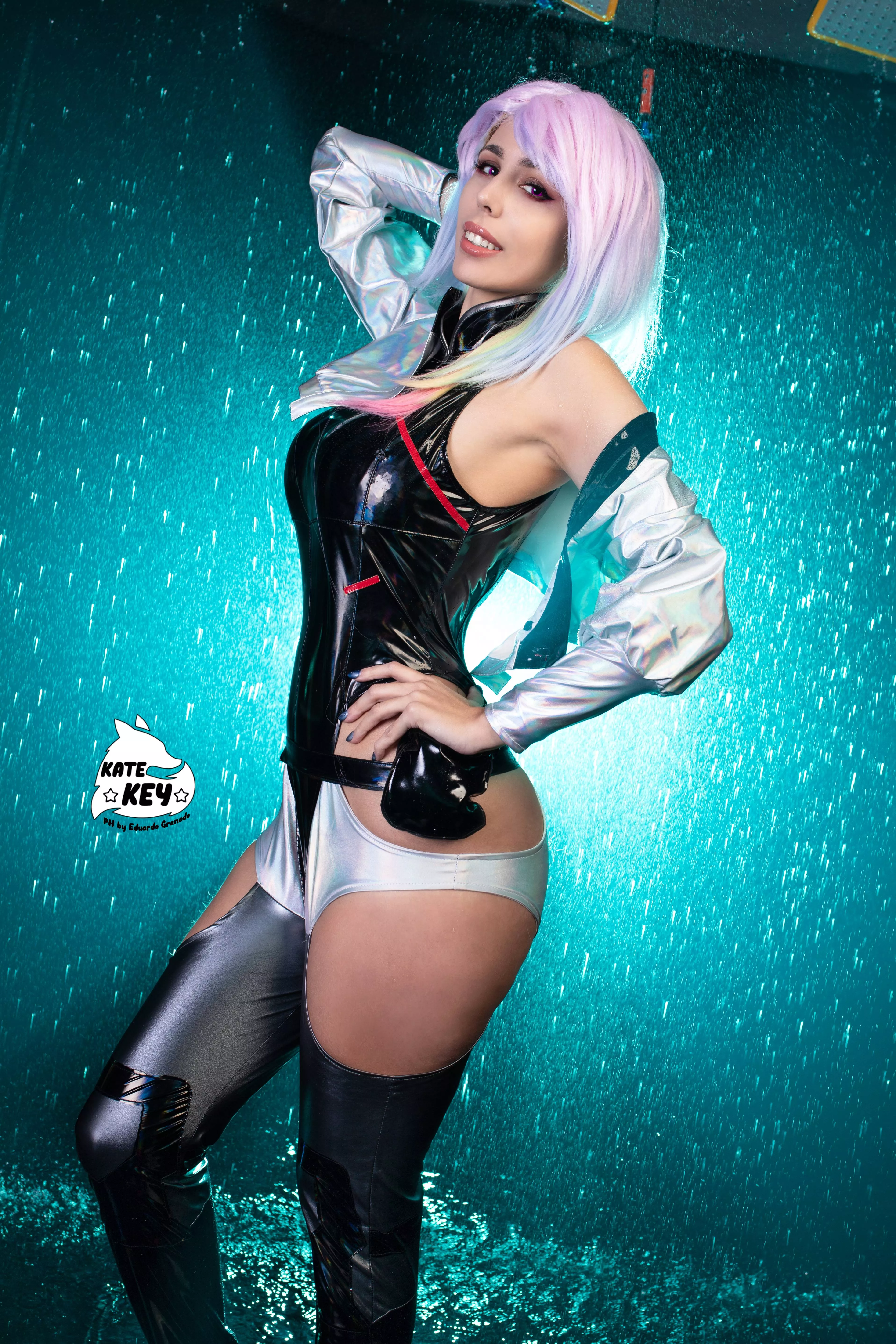 Lucy from Cyberpunk Edgerunners by Kate.Key Cosplay