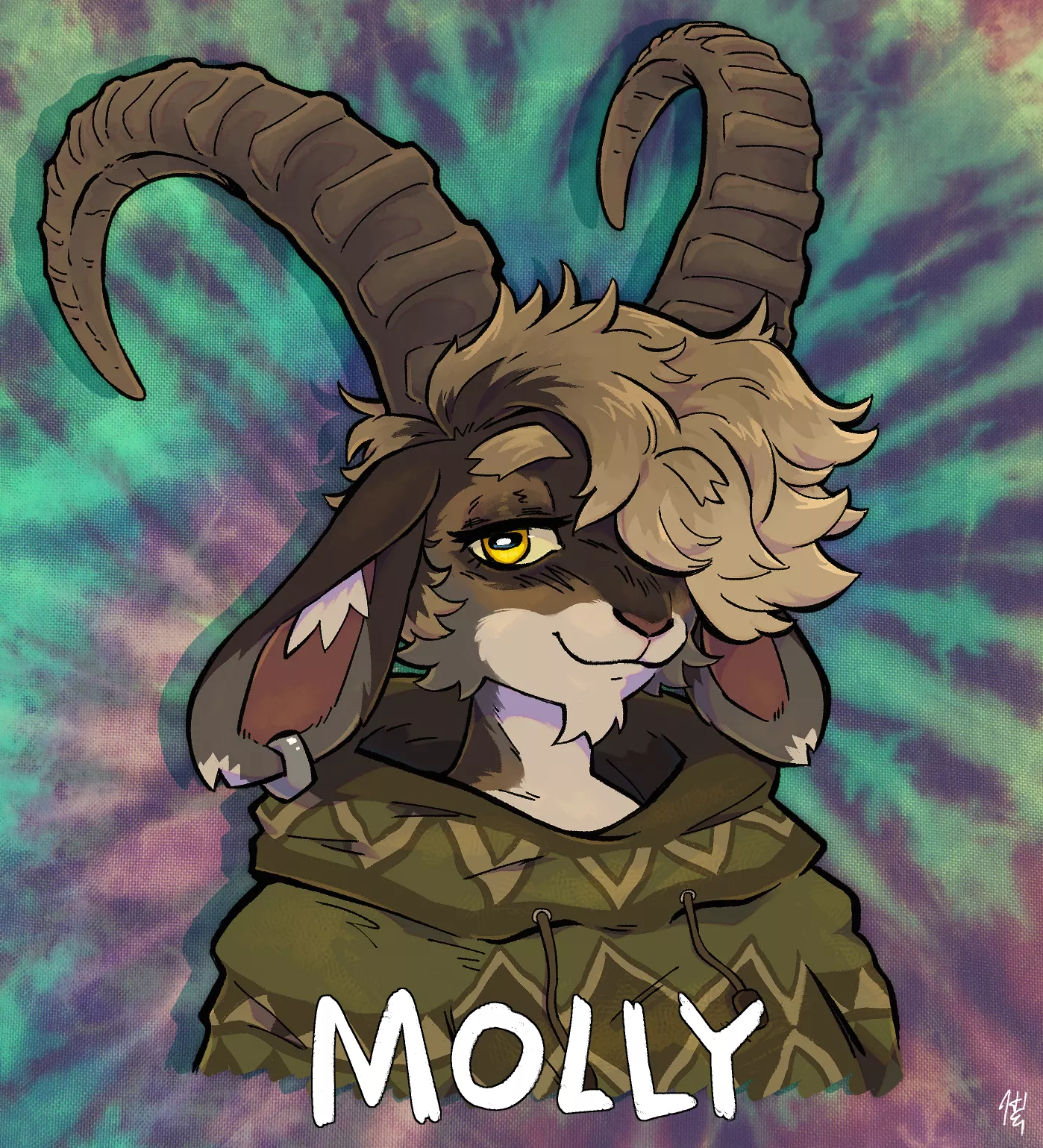 Molly the Dorito munching goat