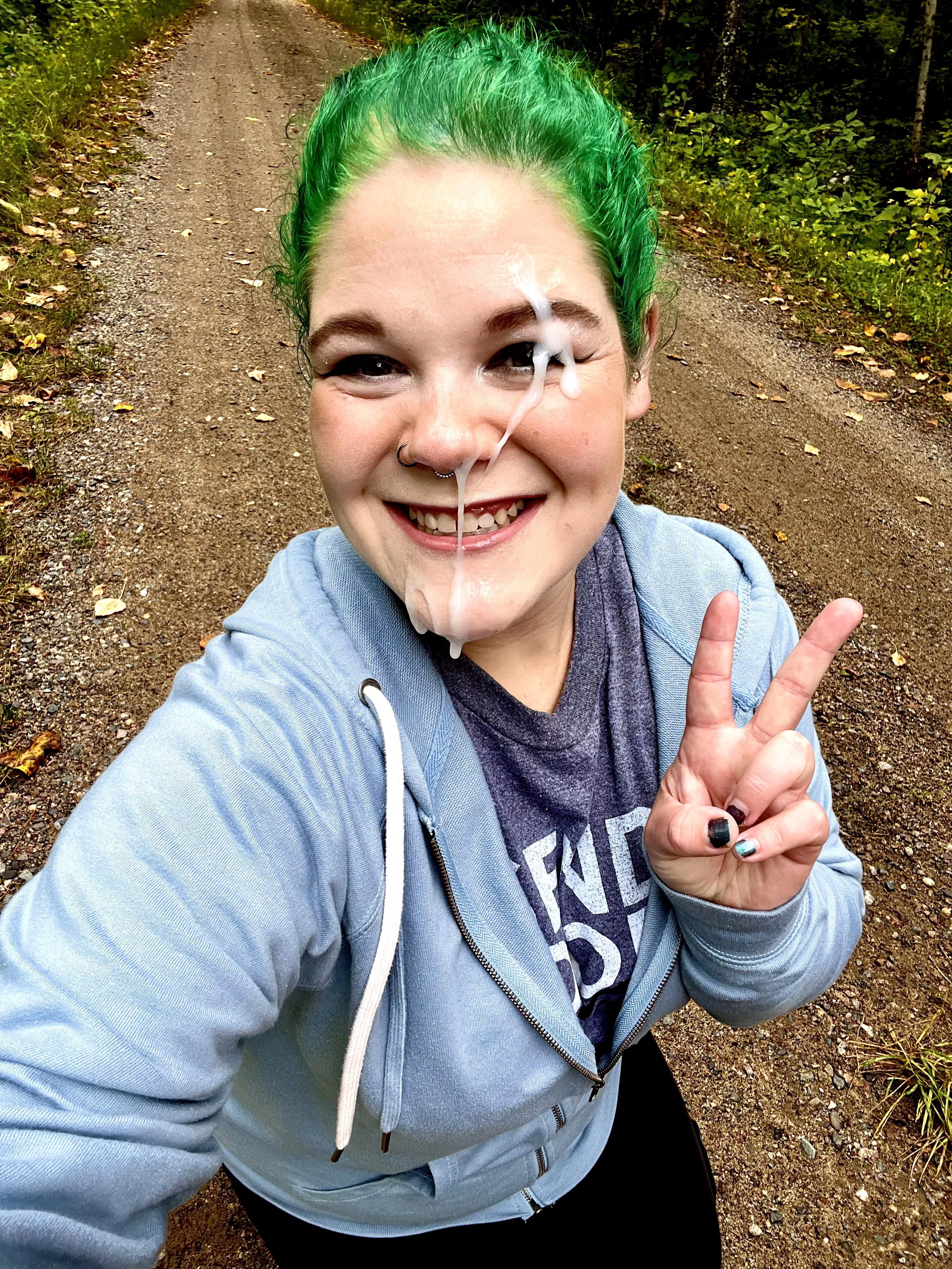 One of my favorite selfies nature cumwalk