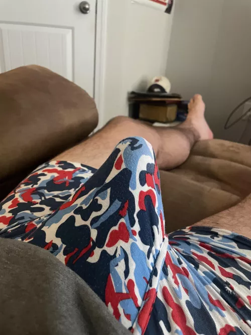 Pitching a throbbing tent this morning