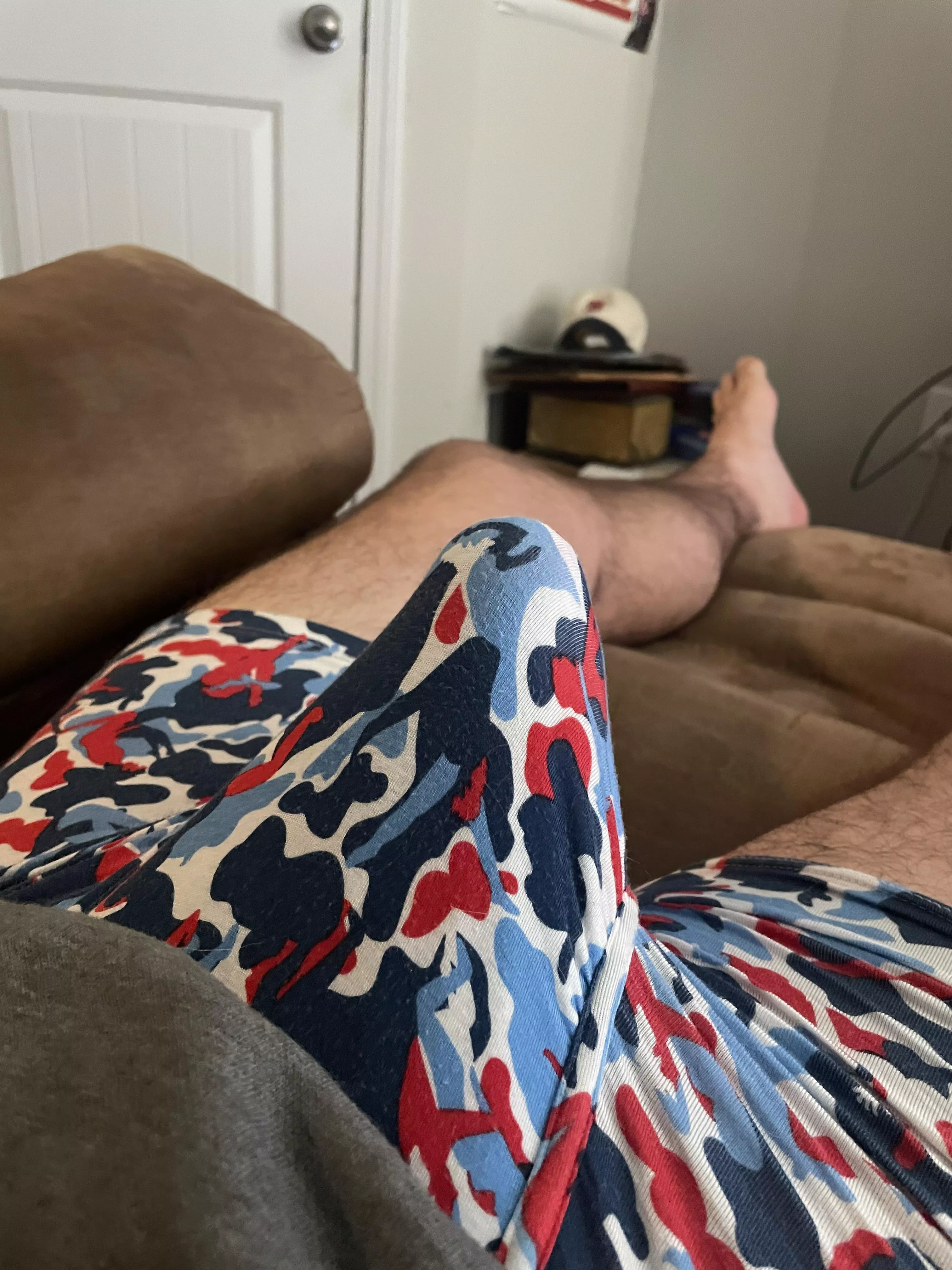 Pitching a throbbing tent this morning