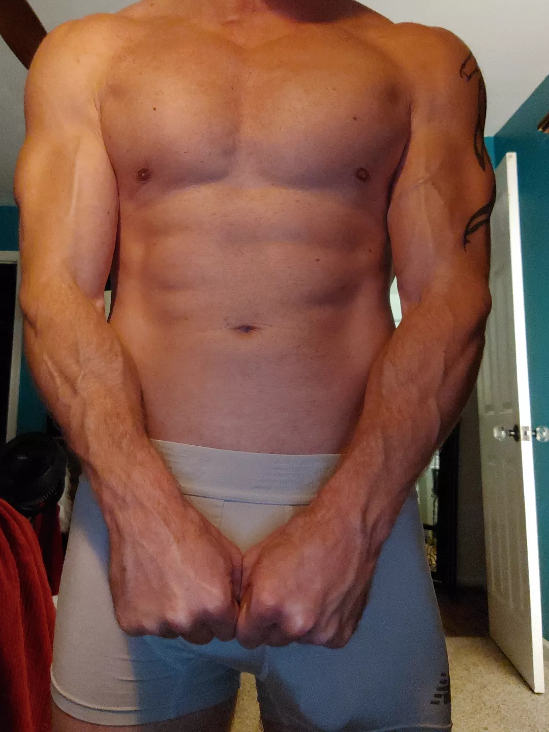 Pumped for the weekend.