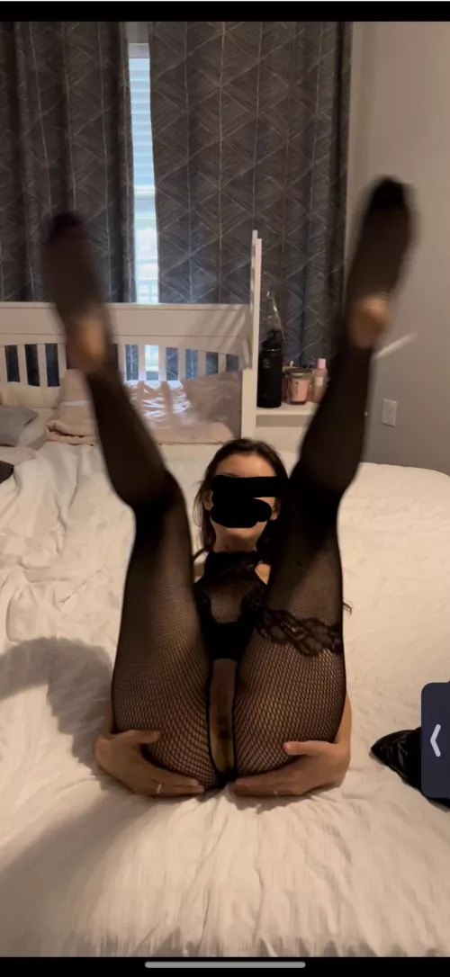 Ready to be destroyed while husband watches