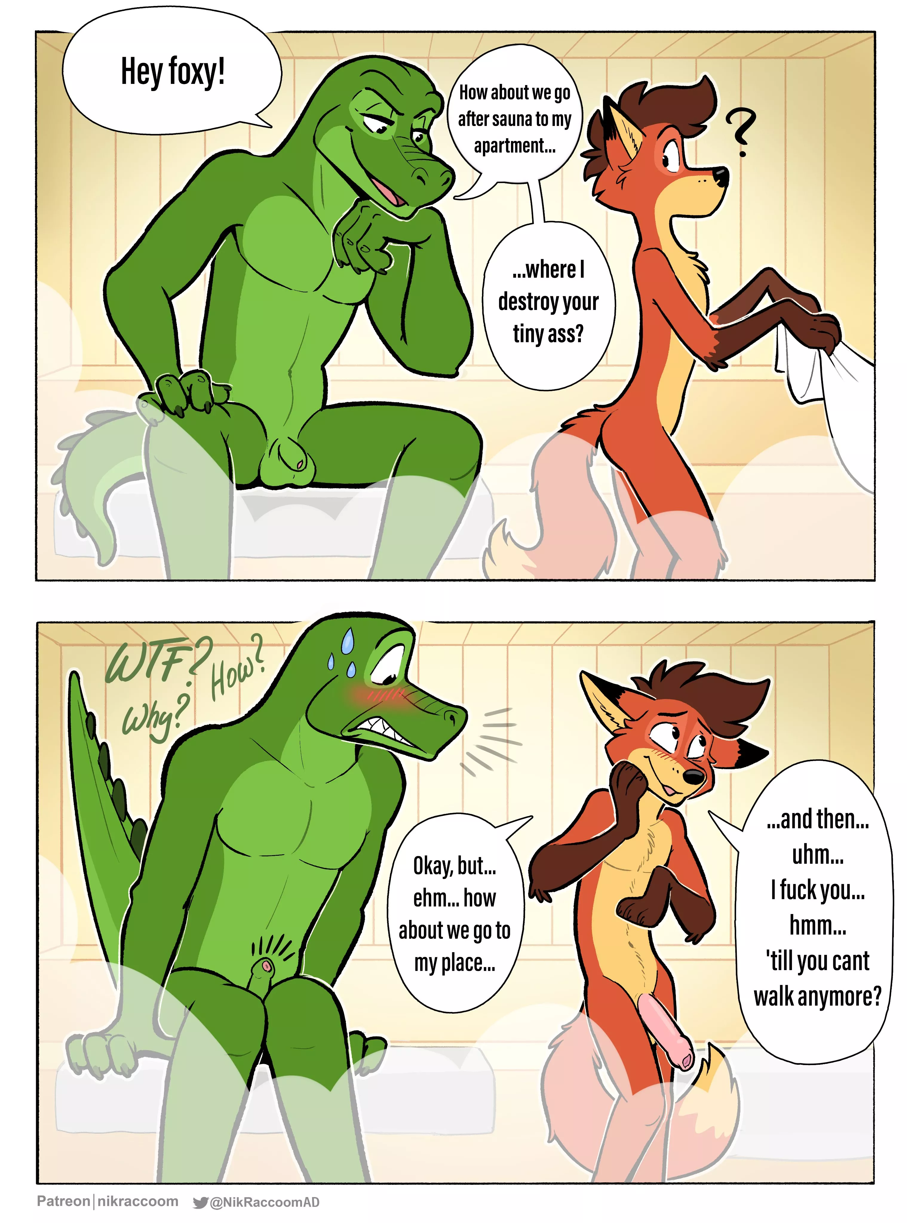 Sauna Surprise (NikRaccoomAD)