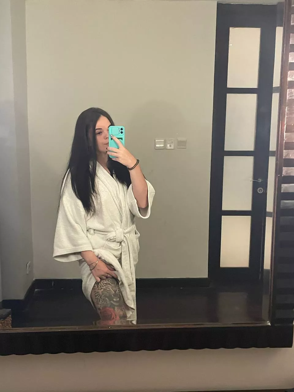 Should I continue to take off my robe?