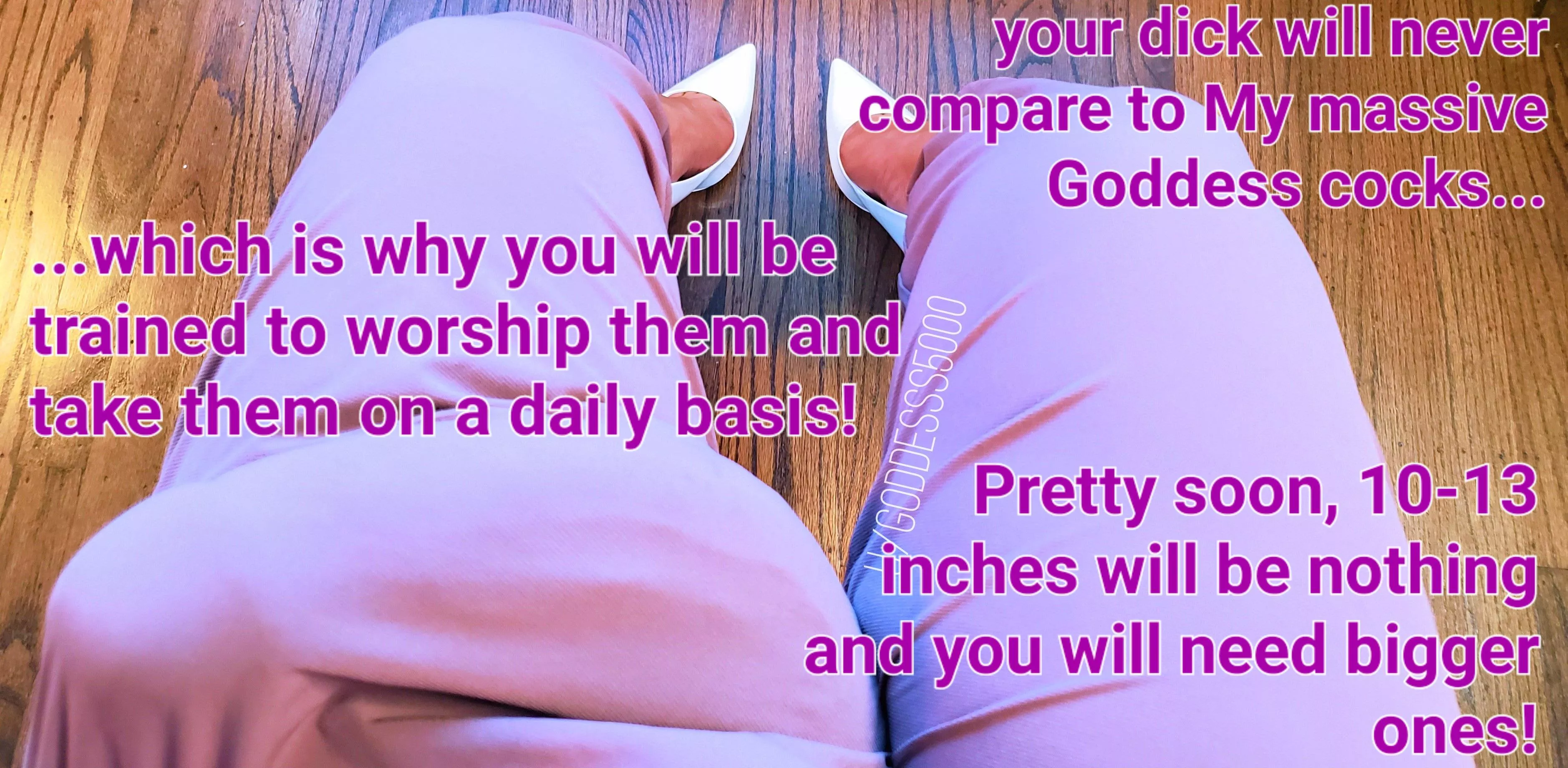 The bigger the better...always! Now bend over and don't forget to breathe!