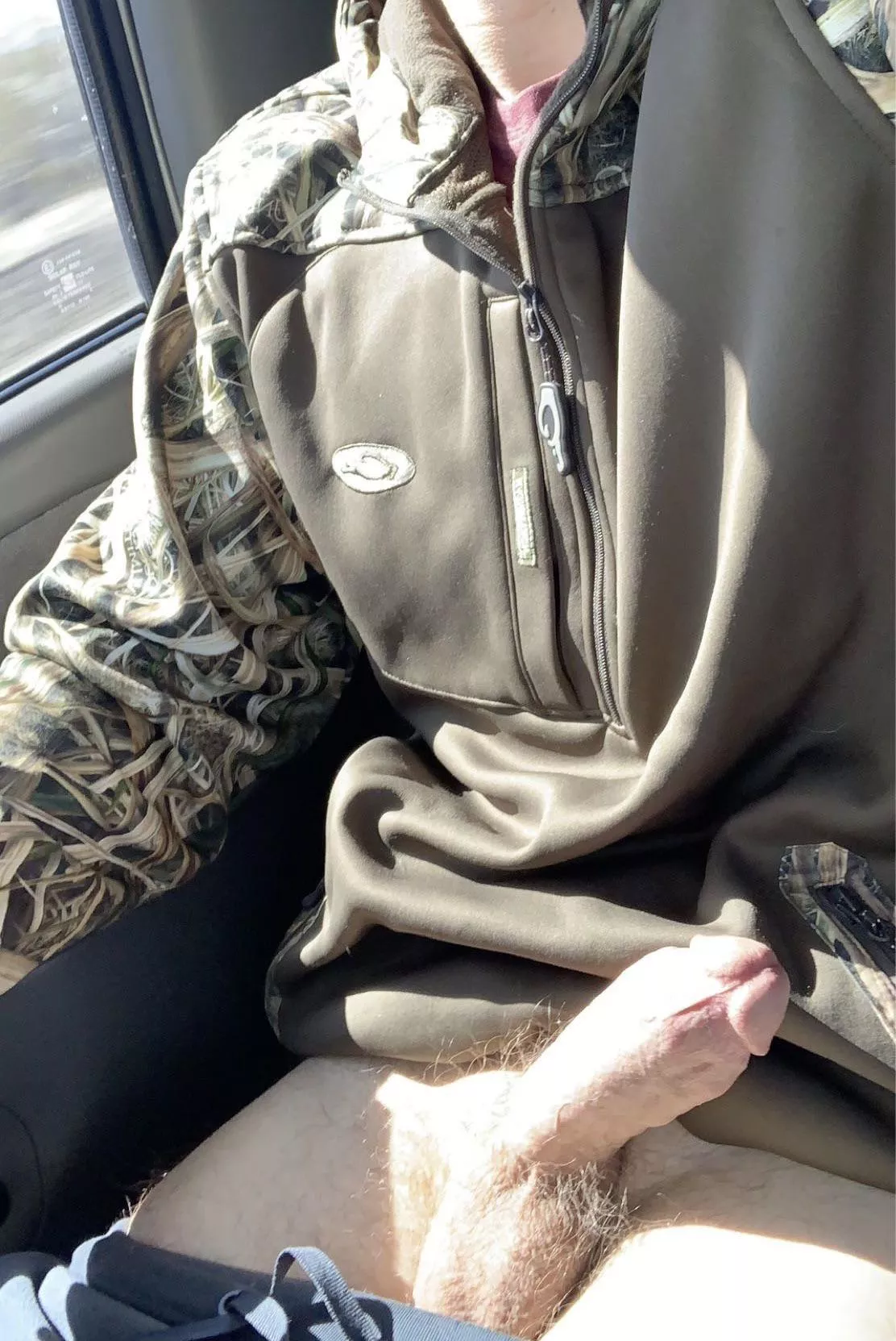 The sun felt too good on my cock to not have it out