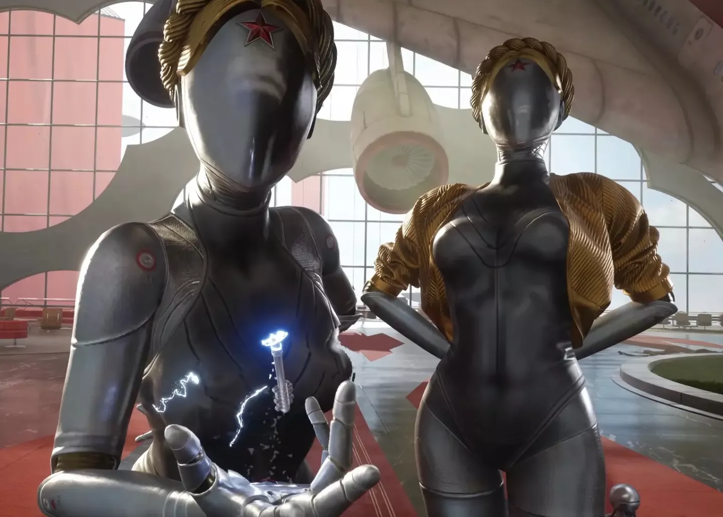 thoughts on the Atomic Hearts robots? possibly fuel for dronification or latex tf?