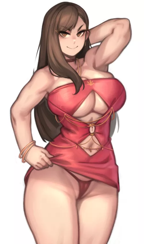 Tifa Lockhart Lifting Up Her Dress (Kelvin hiu )