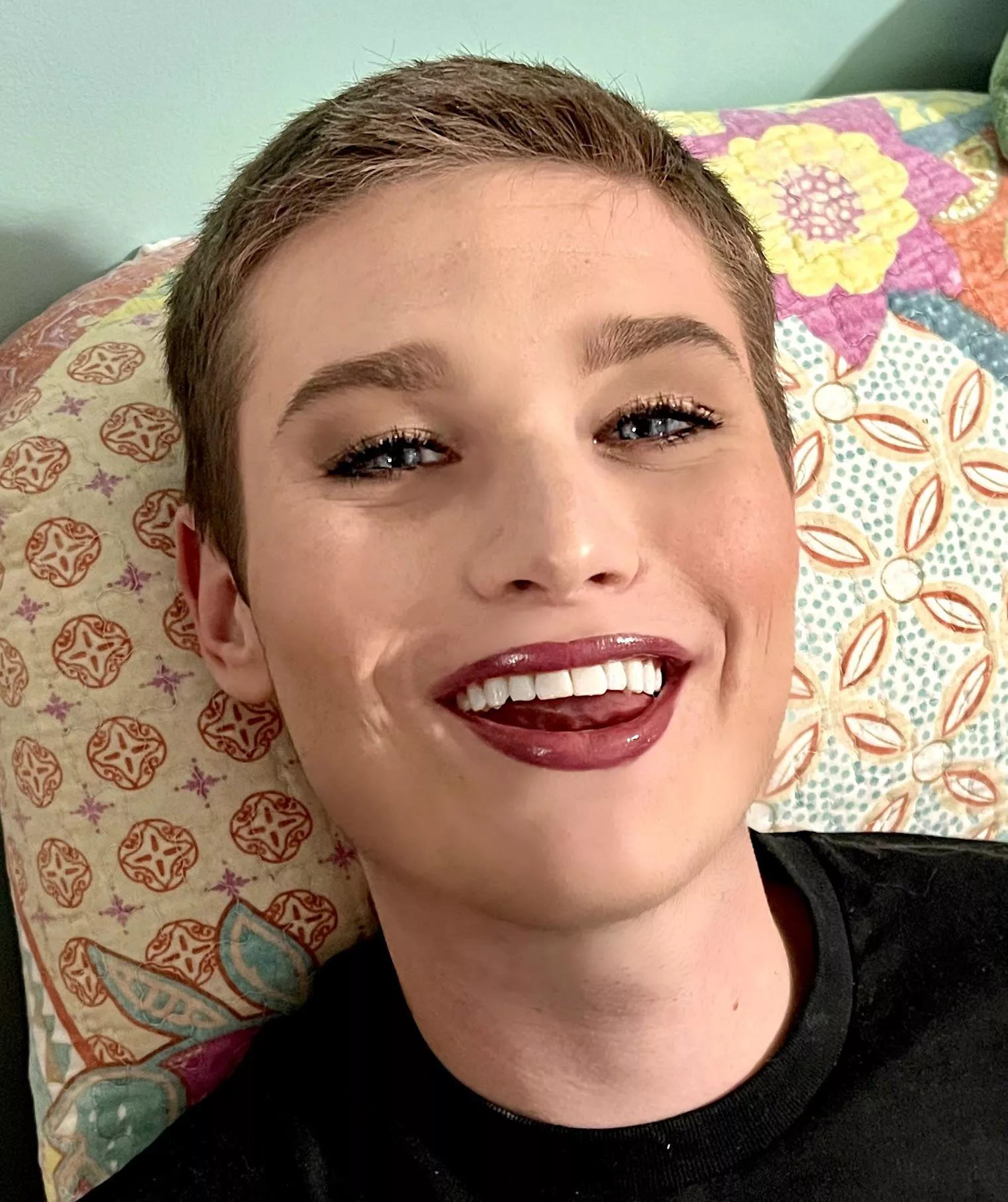 Tried make up for the first time it honestly made me feel really good