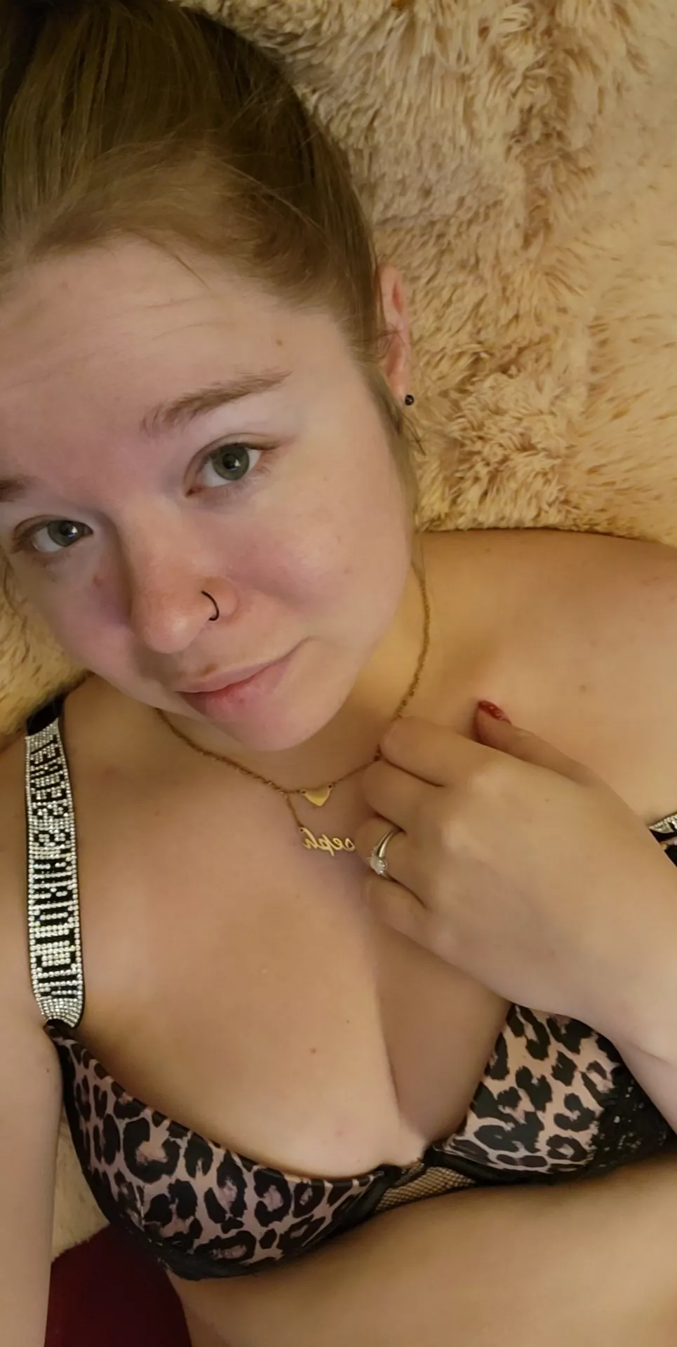 We both want more. I'm just the one saying it