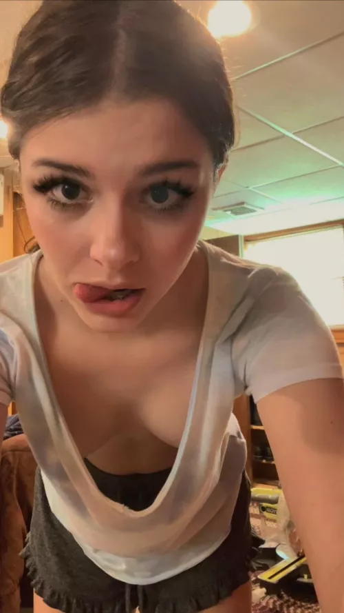 You can see all the way down there!