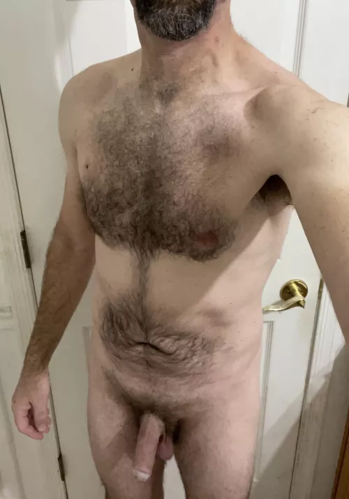 [43] Freshly showered, thinking I might spend the day like this