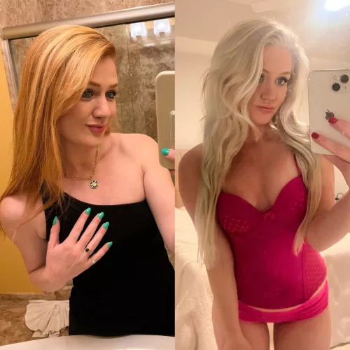 6 months difference 💄💋👠💓 Need lip filler and implants asap 🙈 this journey has been amazing cant wait to see my body keep transforming 😋