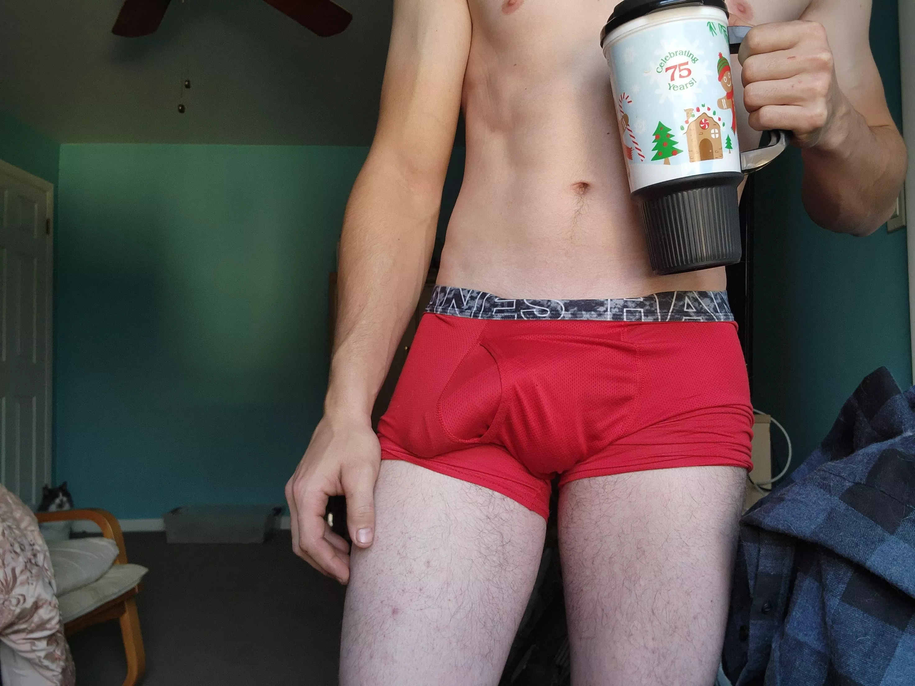 A soft bulge, nothing crazy 😜