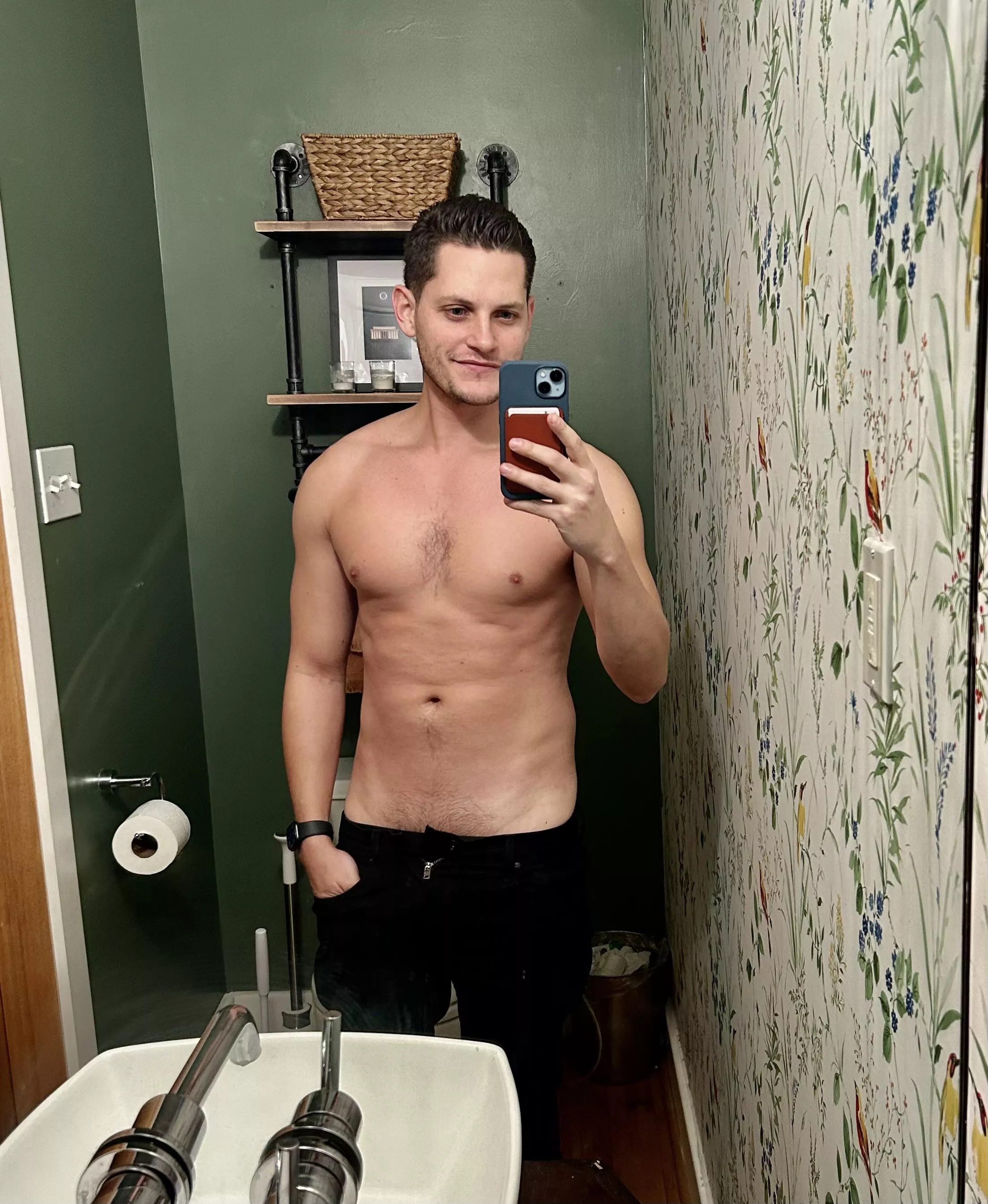 Abs trying to poke through the carne asada burrito I just ate