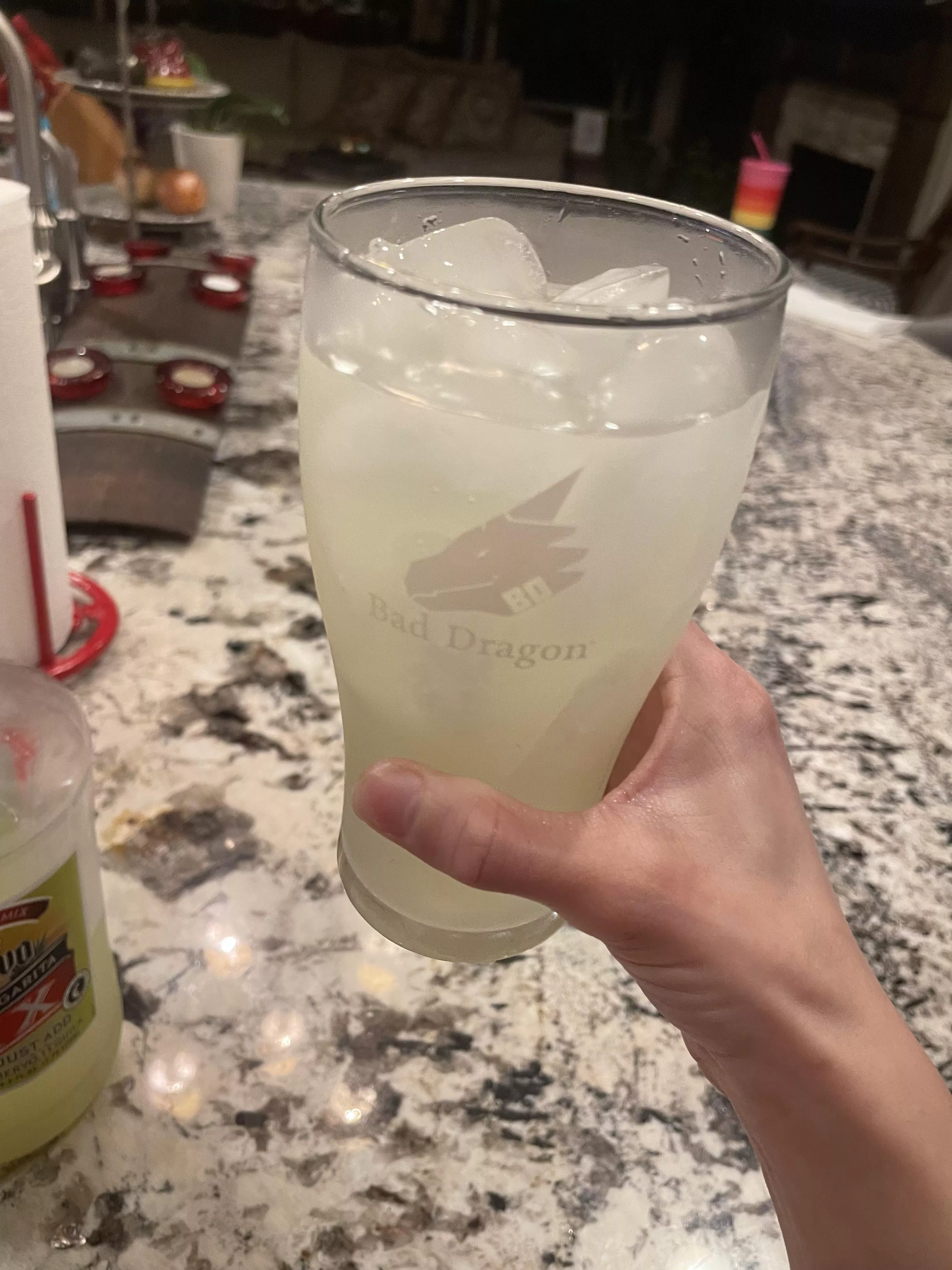 Ain’t nothing better than a freezing cold margarita in the bad dragon pub glass. 😏😈🫣🥰🥰🥰