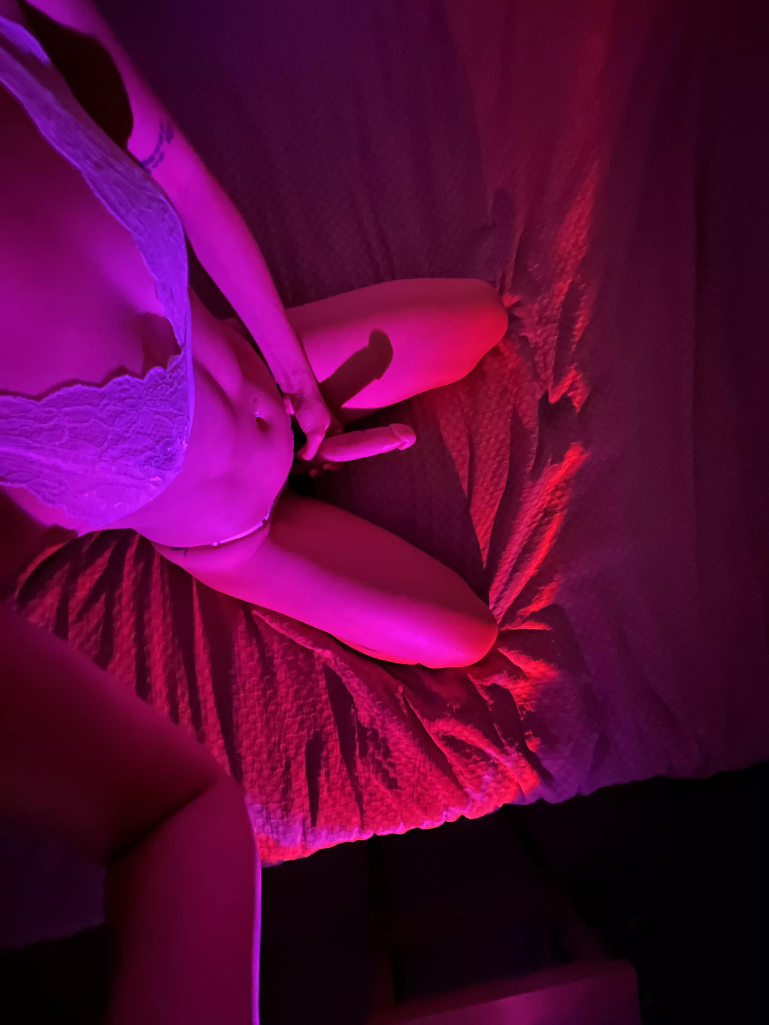 Are you ready to feel my pink cock? 😈⛓