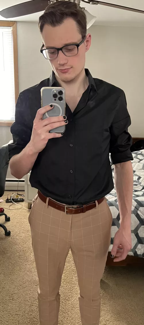 Been working on my style. How does the holiday party outfit I chose look?