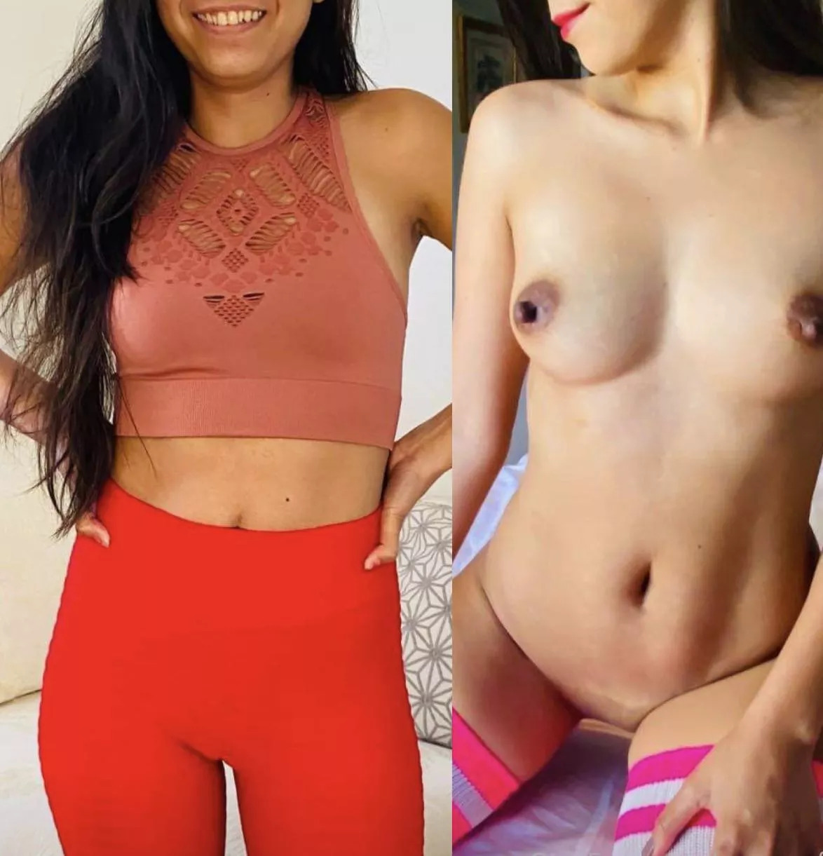 Before/After Yoga class