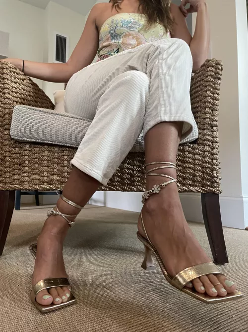 Being fancy with my feet