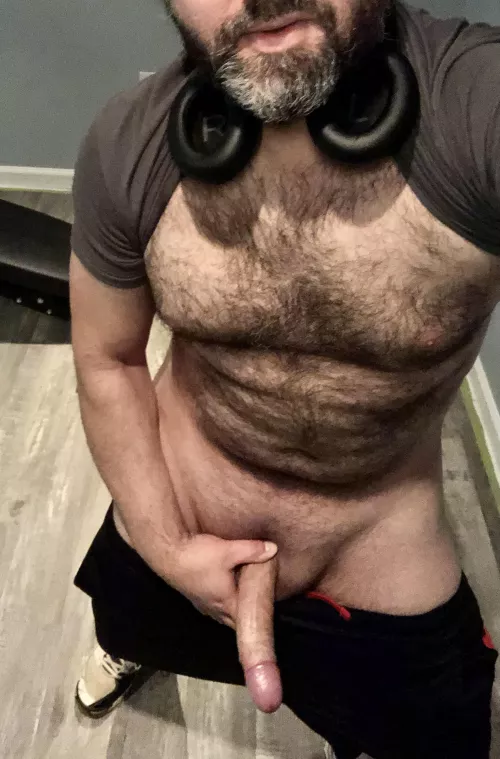 Big, burly Dad that will leave you panting, no doubt, after we’re finally done our intense, early morning workout.(42)