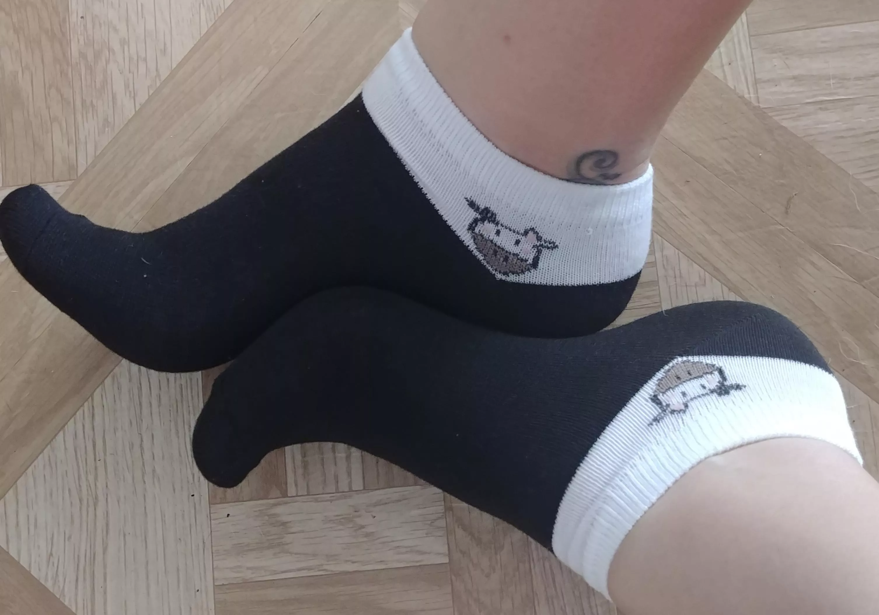 Black server/gym socks for a lucky buyer!