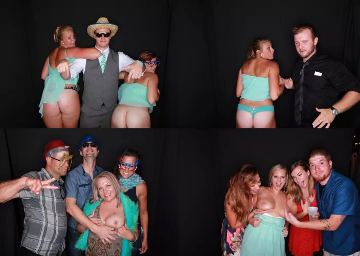 Bridesmaids and bride's mother