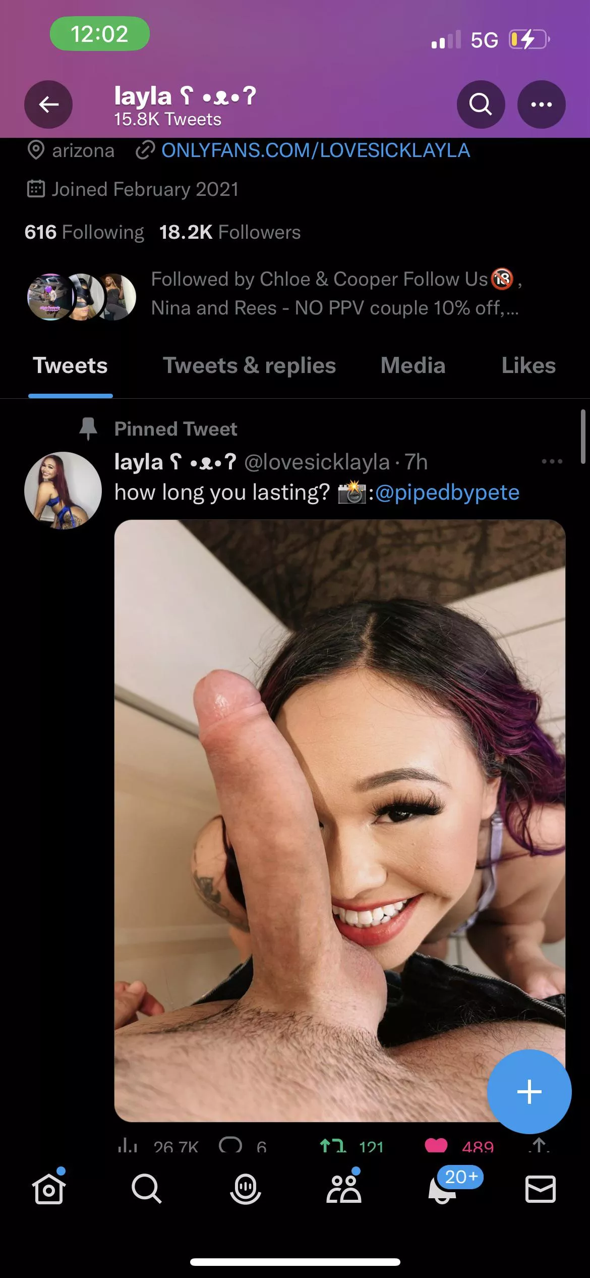 BWC bigger than her face