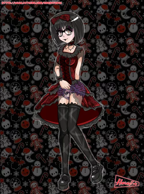 Commissioner's OC, goth look [HornyFudge]