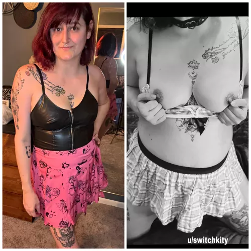 Cute alt girlfriend or slutty milf 🤔