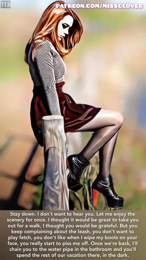 Don't ruin her vacation