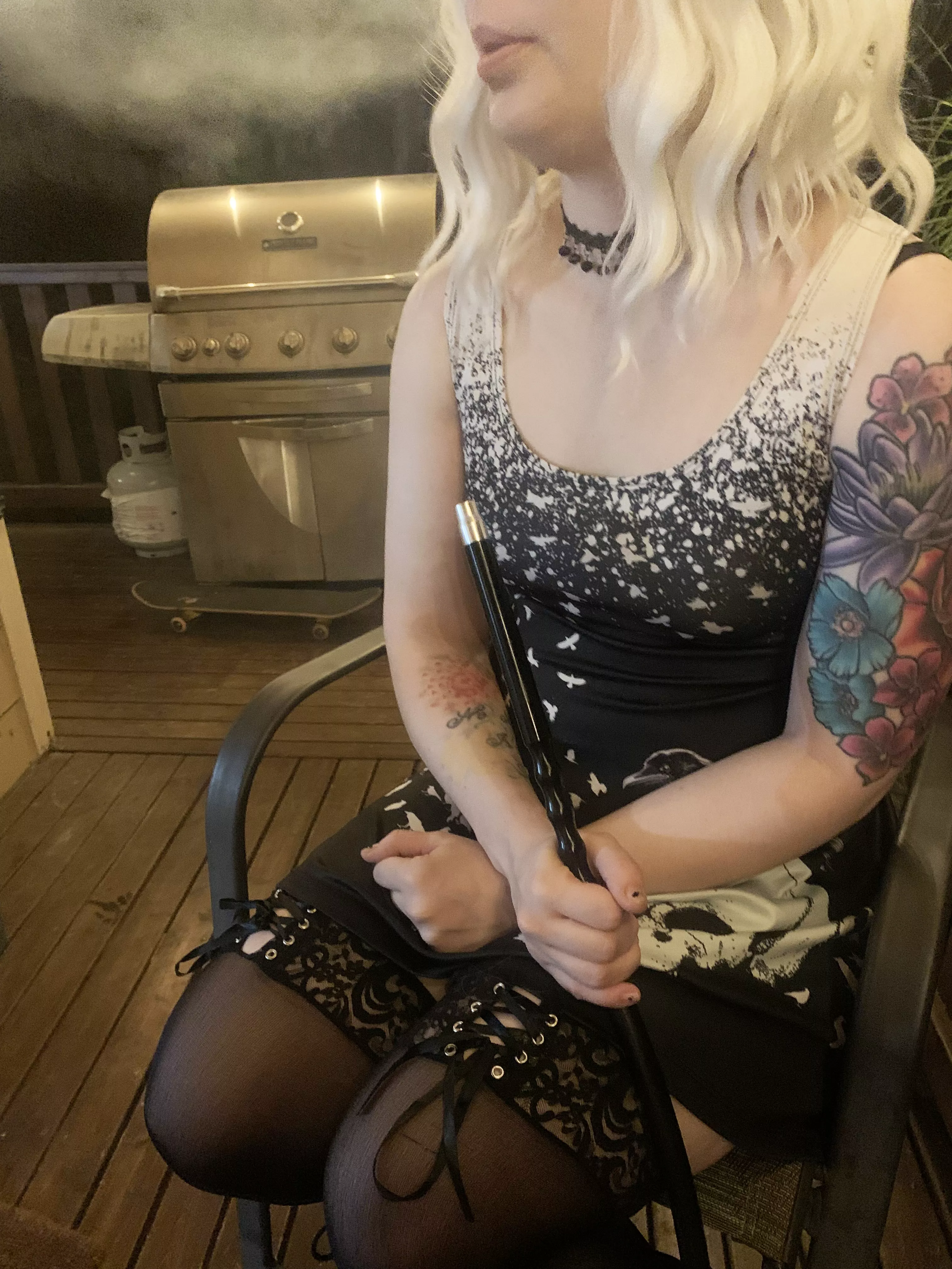 Enjoying Hookah on a chill night 24f