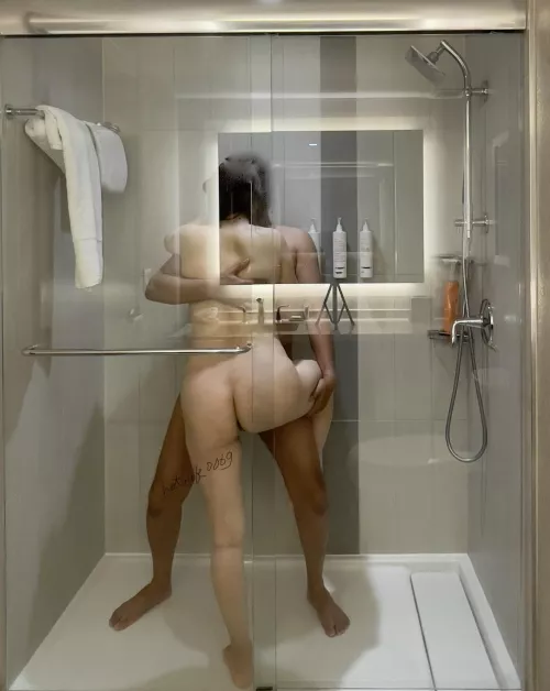 [F] Bathing Nude after getting dirty