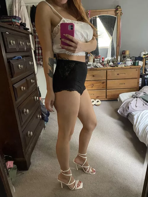 Feeling tall in these heels