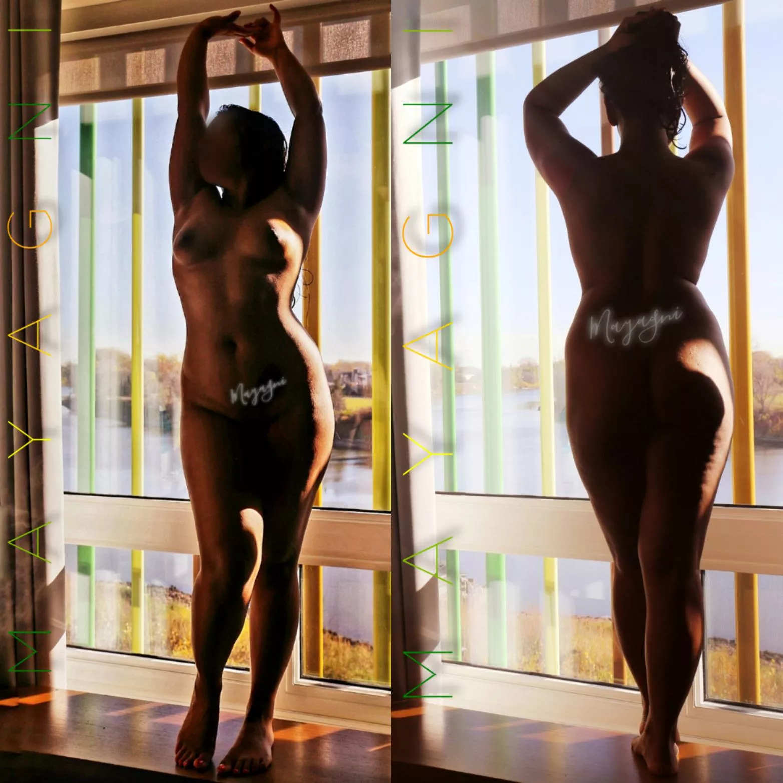 Front and back (F)-Mayagni