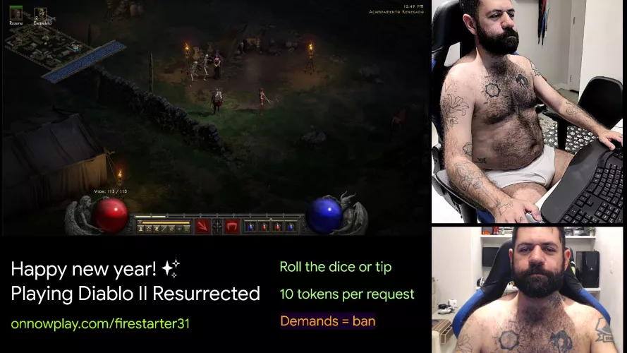 Hairy gaming session