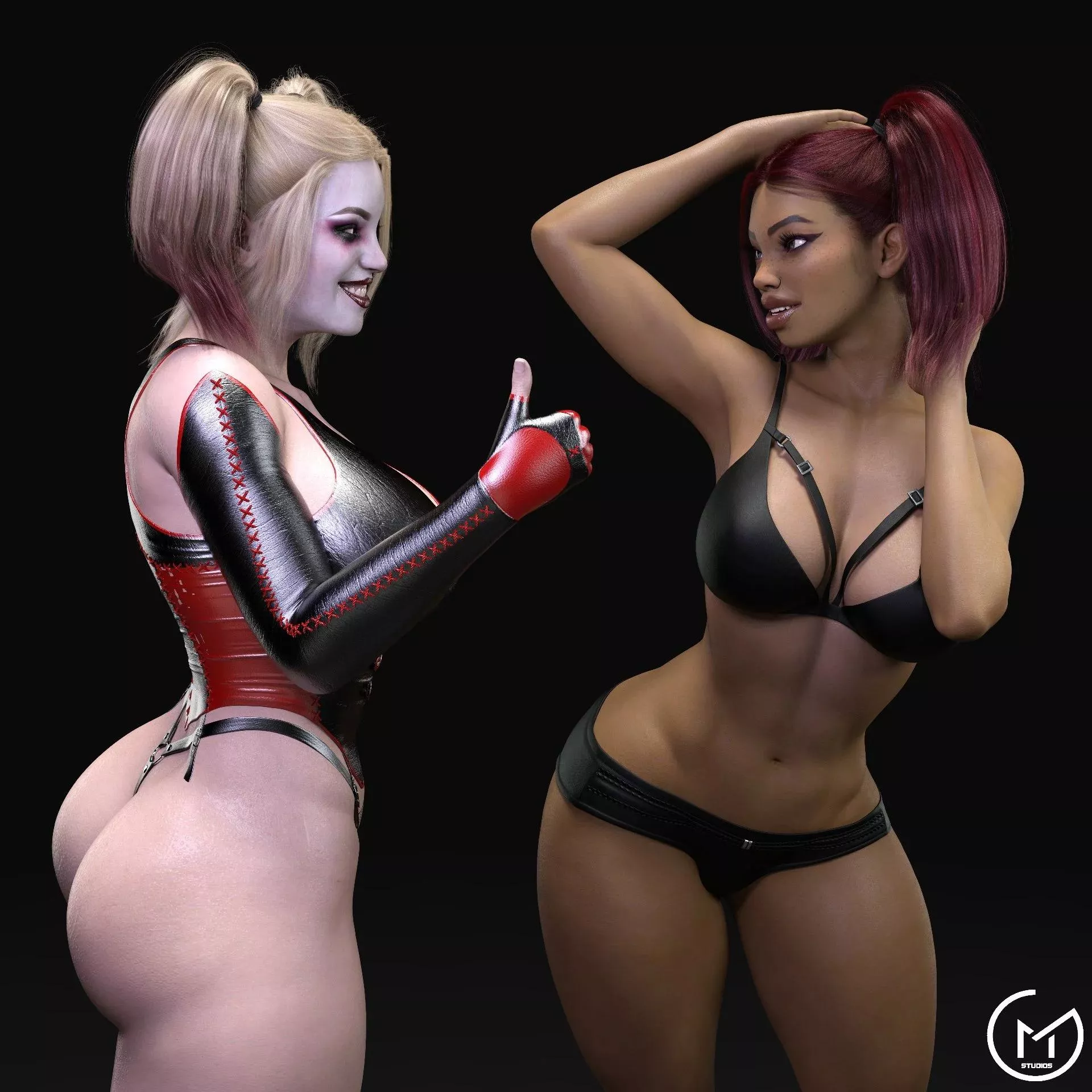 Harley Quinn Approves of Lifeline Sexiness (GM Studios/Ghost GM) [DC & Apex Legends]