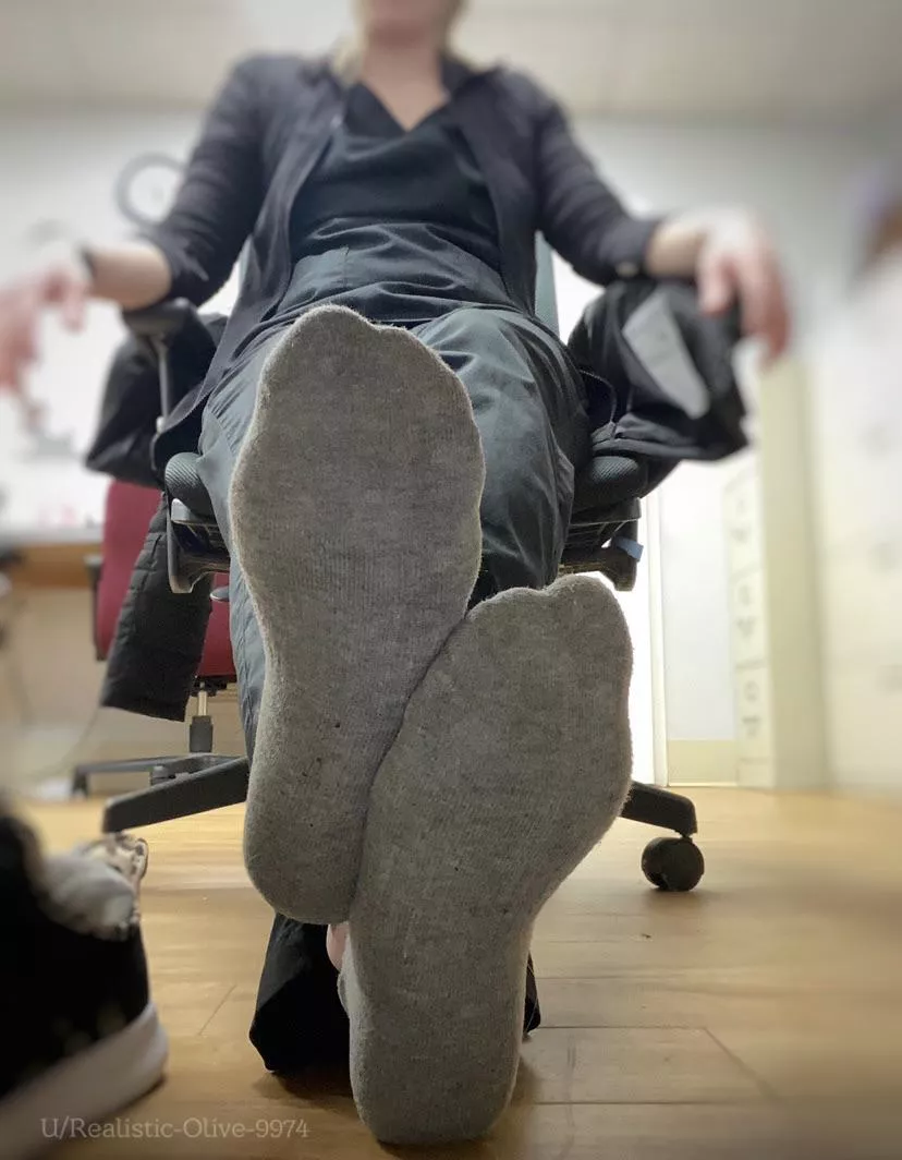 How do you like these sweaty grey socks