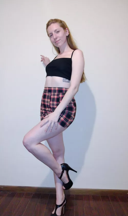 I like to kiss my legs ♥️🔥