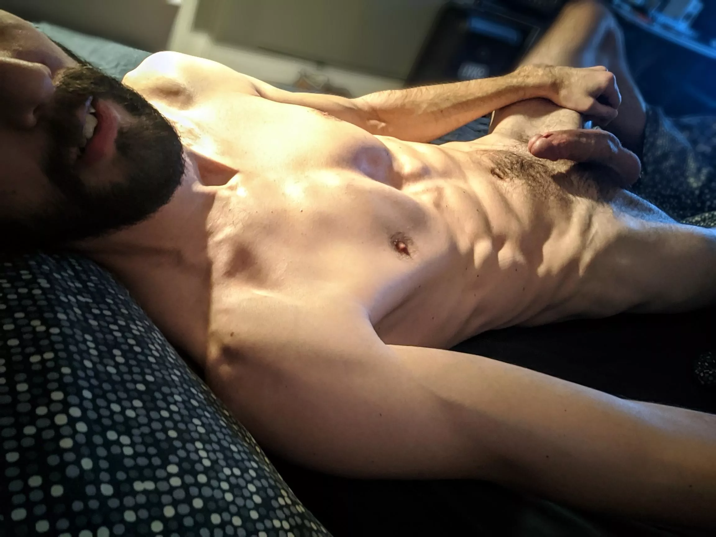 I sleep like this, how would you wake me?