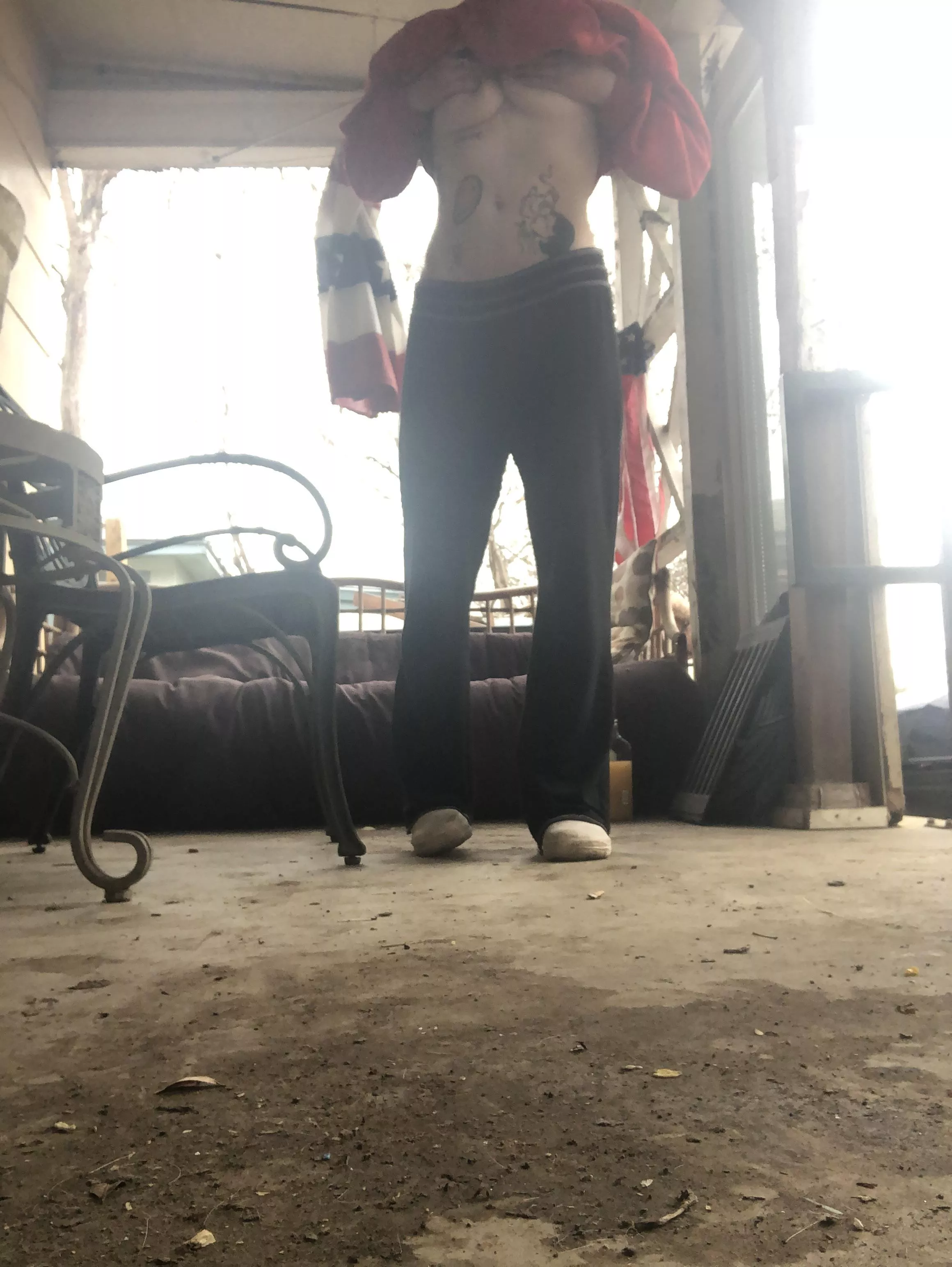 I think shirts and bras under a hoodie is a buzz kill hbu (: 19f