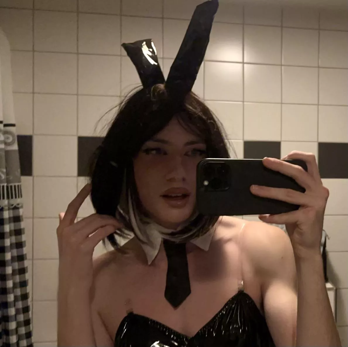 I turned myself into a bunny-“girl”, what do you think?