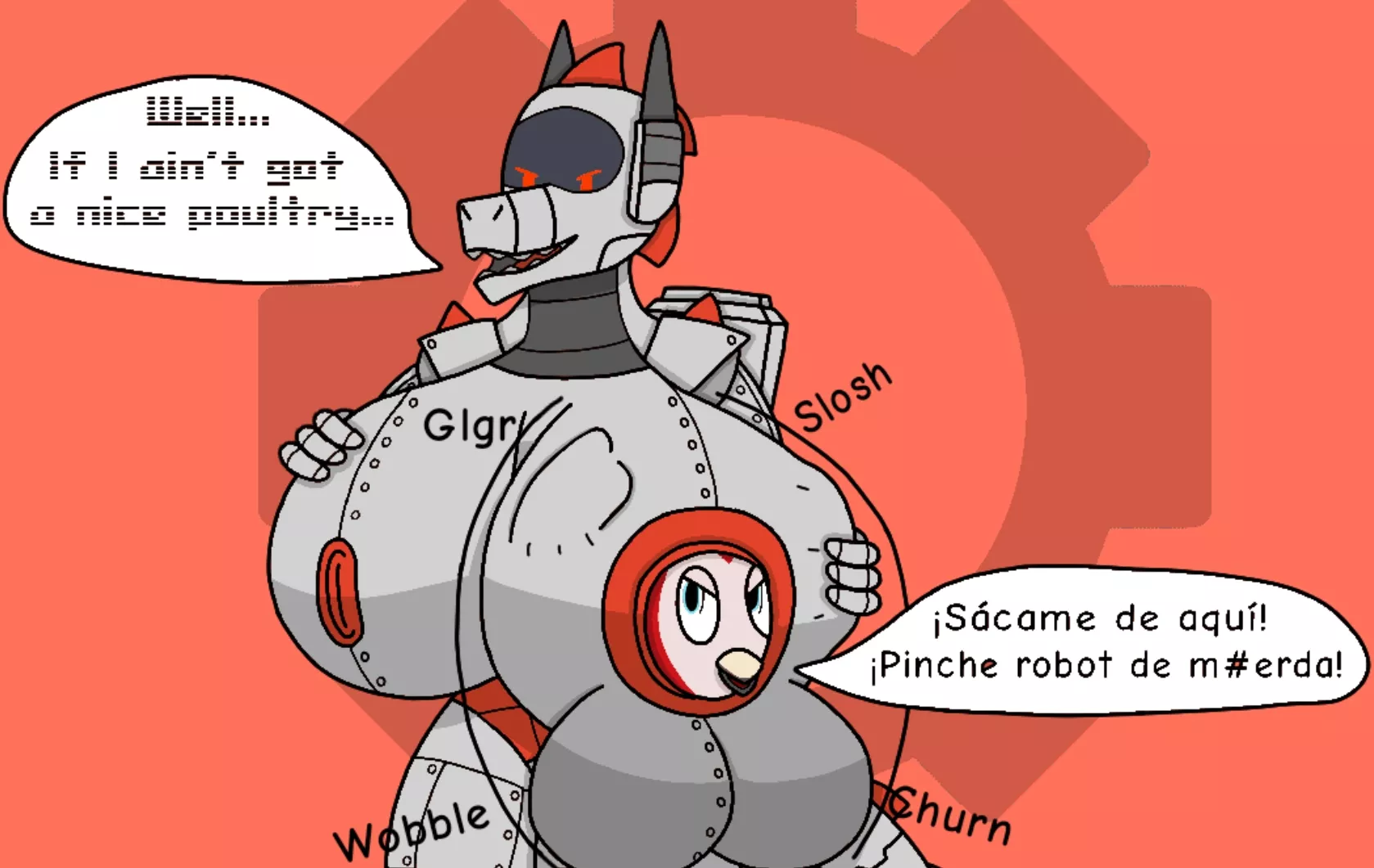 {Image}{Breast vore} Preparing for cooking