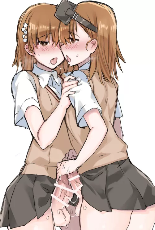 Imouto And Mikoto Coming Up For Air (Anoshabu) [Toaru majutsu no index]