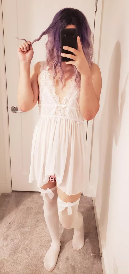 It's our wedding night. Let's try and get me pregnant.