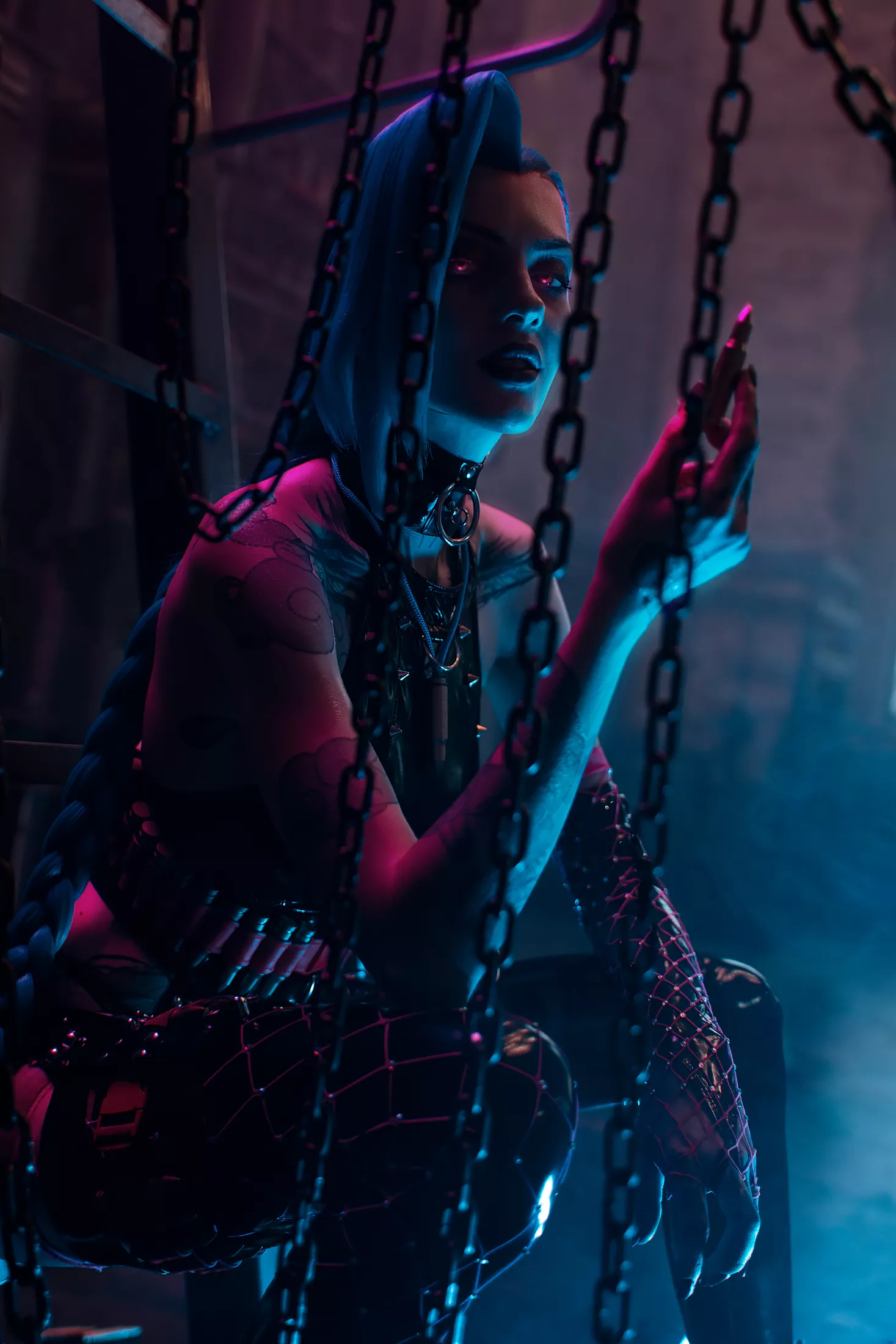 Jinx cosplay by Xenon. Photo by Aku