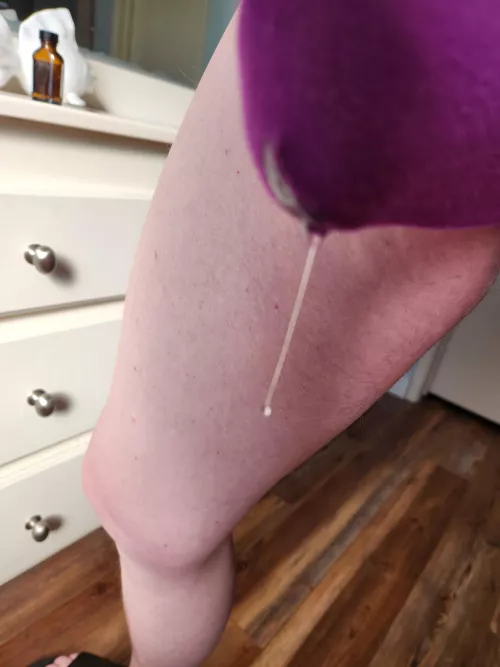 Leaking through my jock